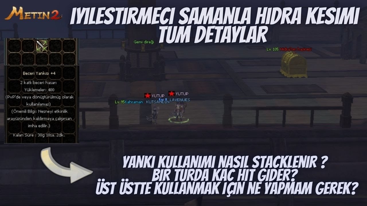 İYİLEŞTİRMECİ ŞAMANLA HİDRA ÇOK BASİT 💀 DETAYLI ANLATIM ✅️ METİN2 TR STAR #metin2 #metin2tr