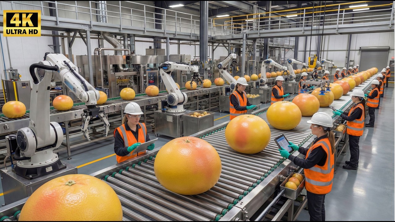 Inside the 1,000,000 LB Citrus Factory – The SATISFYING Extraction of Modern Liquid Gold Production