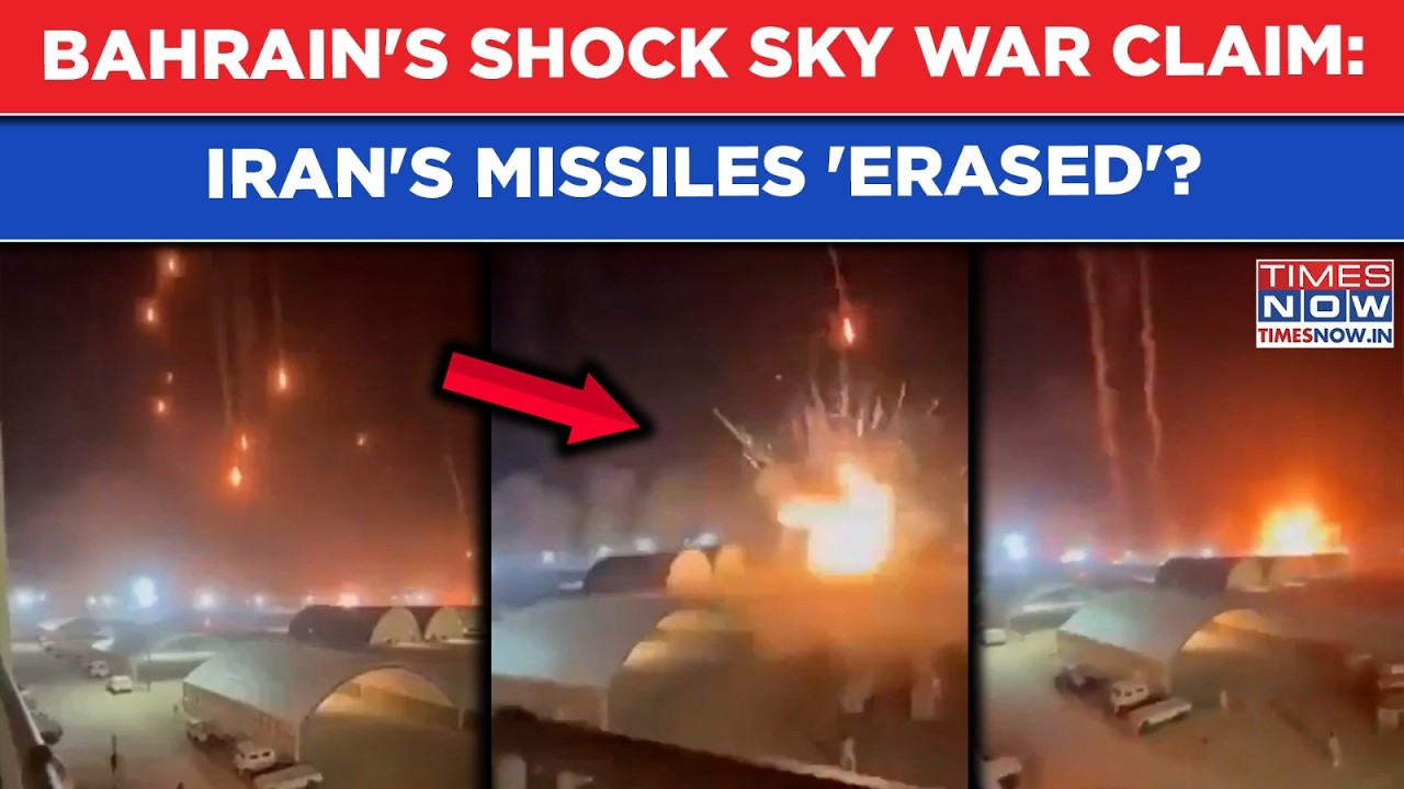 Boom! Iran's Missiles Destroyed Mid-Air? Bahrain's Shocking Sky War As IRGC Targets Sheikh Isa Base