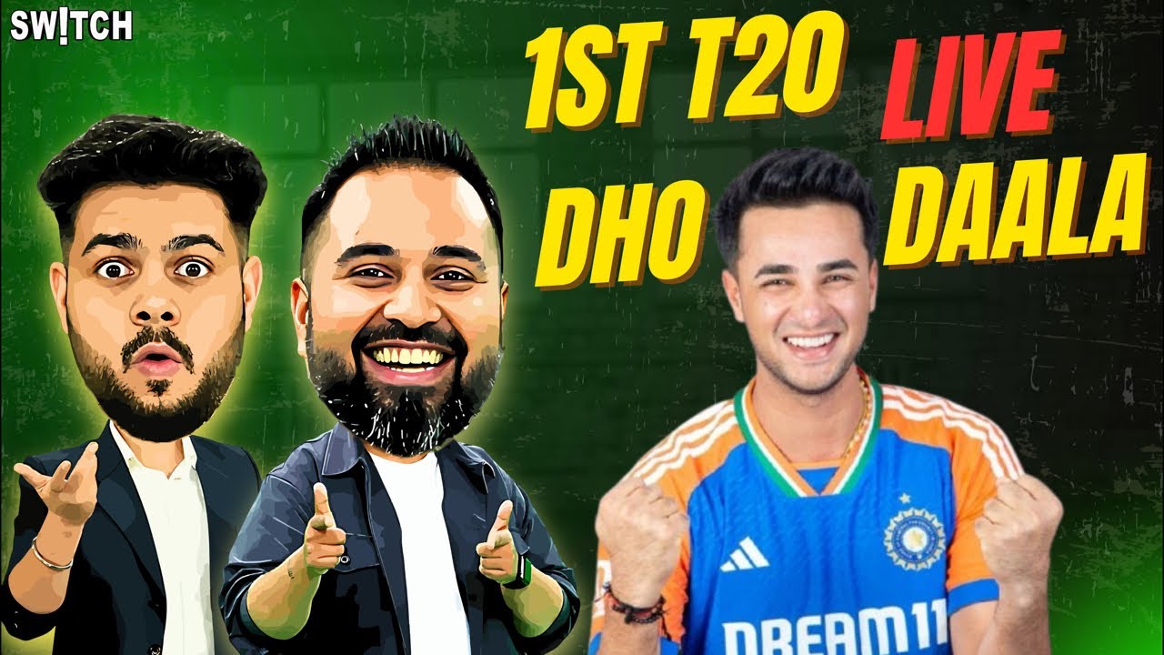 India Vs New Zealand 1st T20 LIVE | Abhishek Sharma Ne Dho Daala