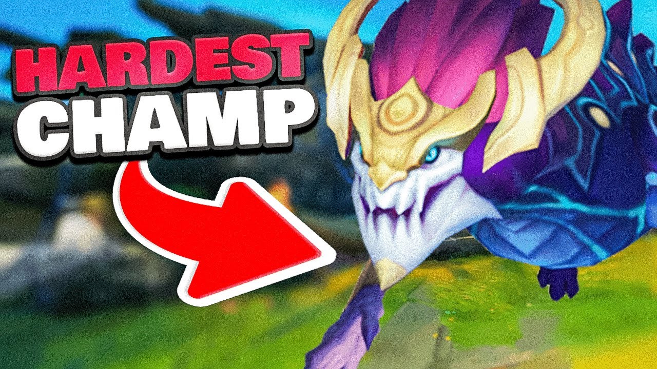 The Hardest Champion In League Of Legends