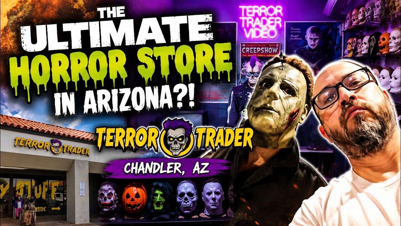 🎃 I FOUND ARIZONA'S YEAR-ROUND HORROR STORE! | Terror Trader Chandler AZ 👻