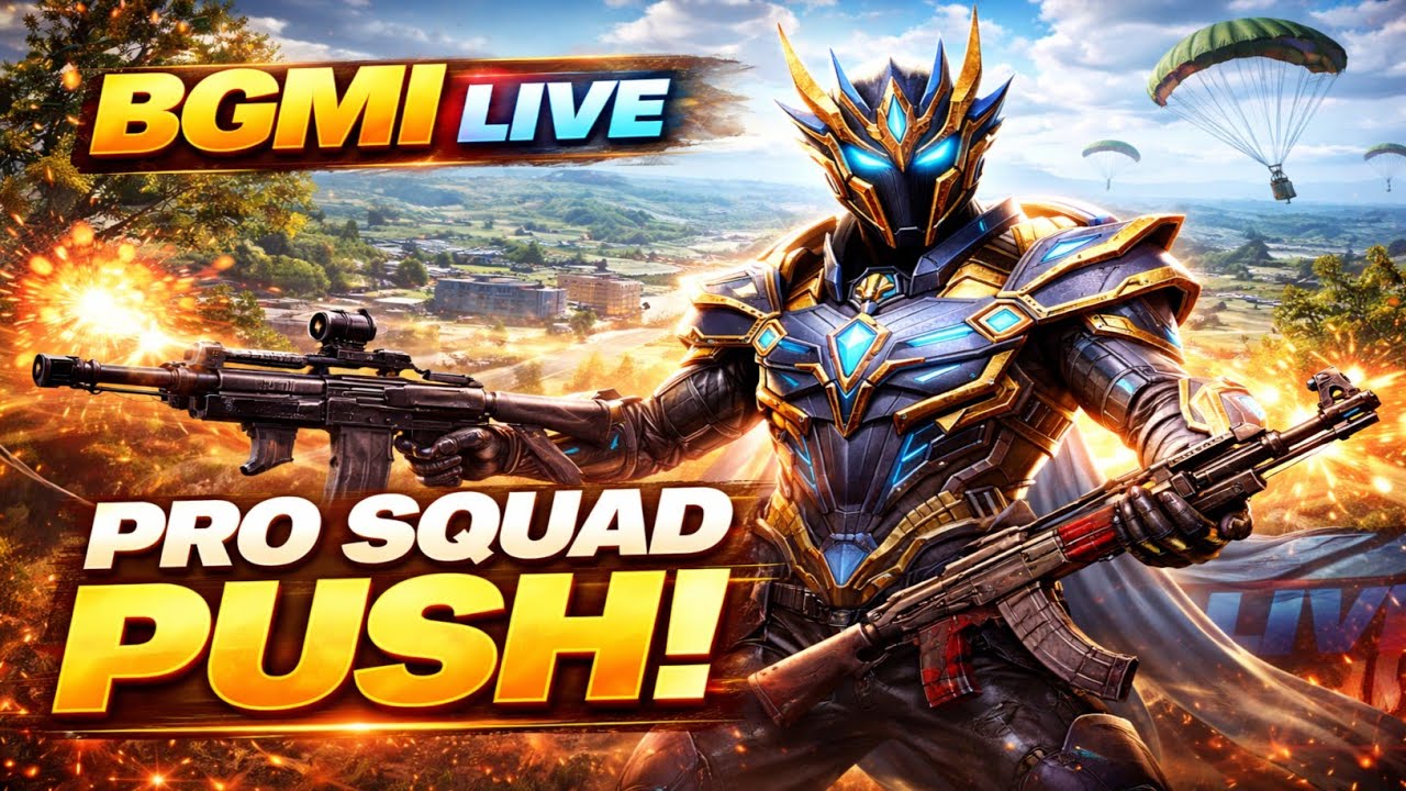PRO SQUAD PUSH ! BGMI Squad Push | Intense Fight & Clutch Gameplay 💥