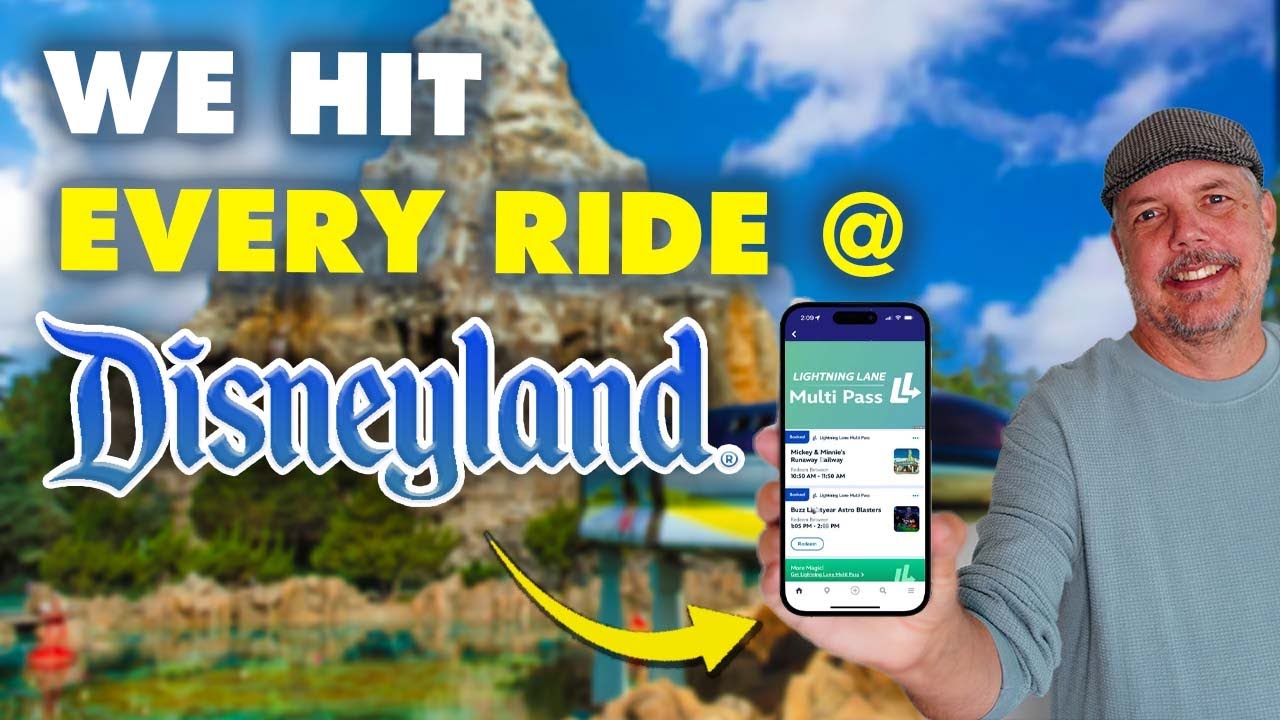 Using Lightning Lane to hit EVERY RIDE at Disneyland in one day
