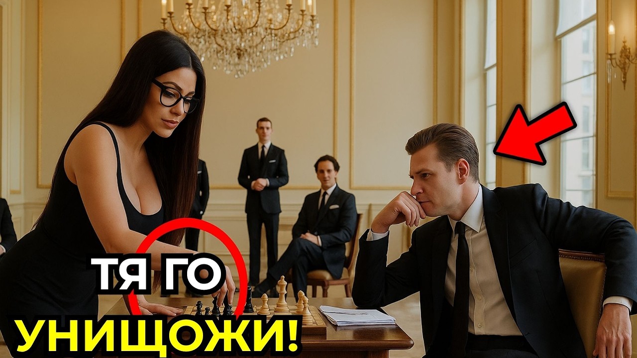 Главният директор кани прислужницата да играе шах като шега - но нейният ход ги шокира