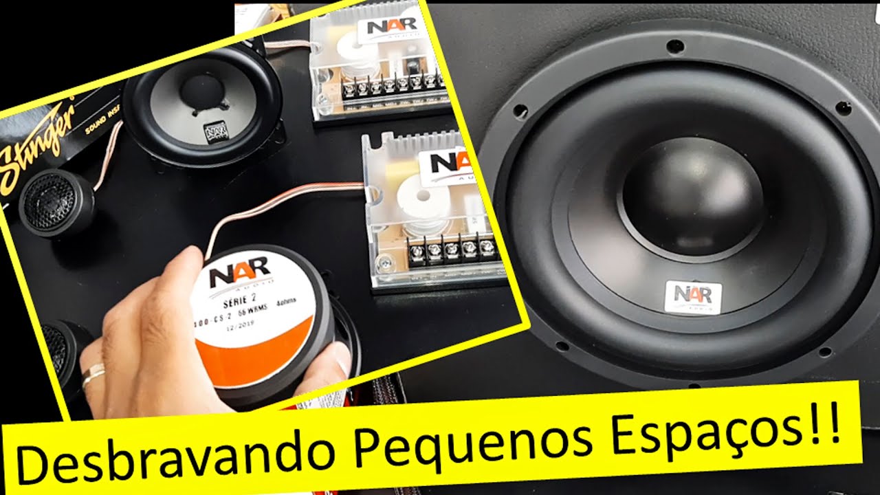 PROJETO INUSITADO! Kit 2 Vias 4pol e Sub NAR 8