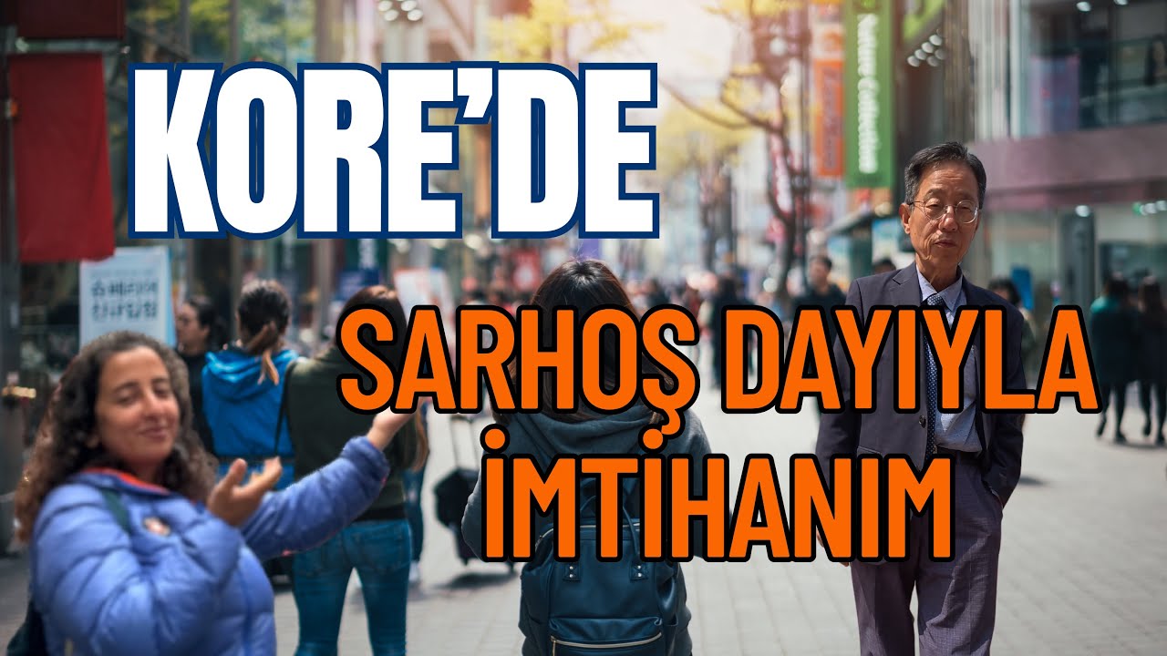Kore’de Öğle Vakti Sarhoş Amca Şoku! Yardımıma Bir Genç Koştu