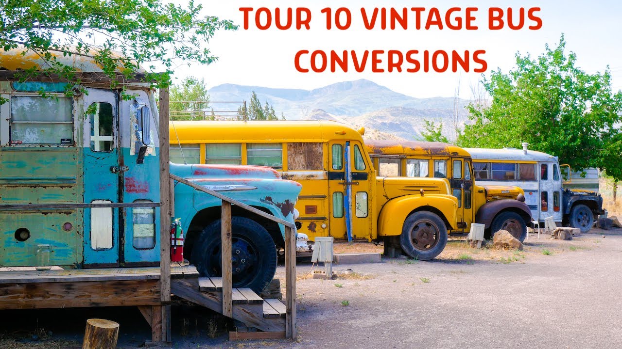 Skoolie Tours: Walk through 10 Vintage Hippie Bus Conversions