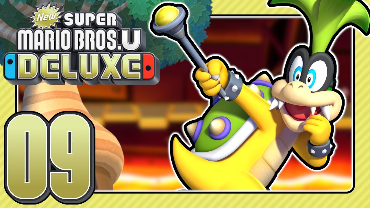 NEW SUPER MARIO BROS. U DELUXE🌰#9: Bosskampf gegen Iggy und seine Lavamonster!
