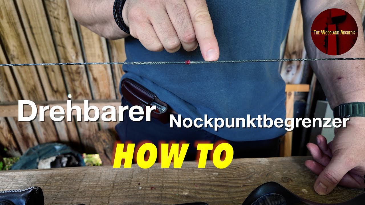 Recurve Bow Tuning .. Drehbarer Nockpunktbegrenzer .. Nockpunkt perfekt einschießen!