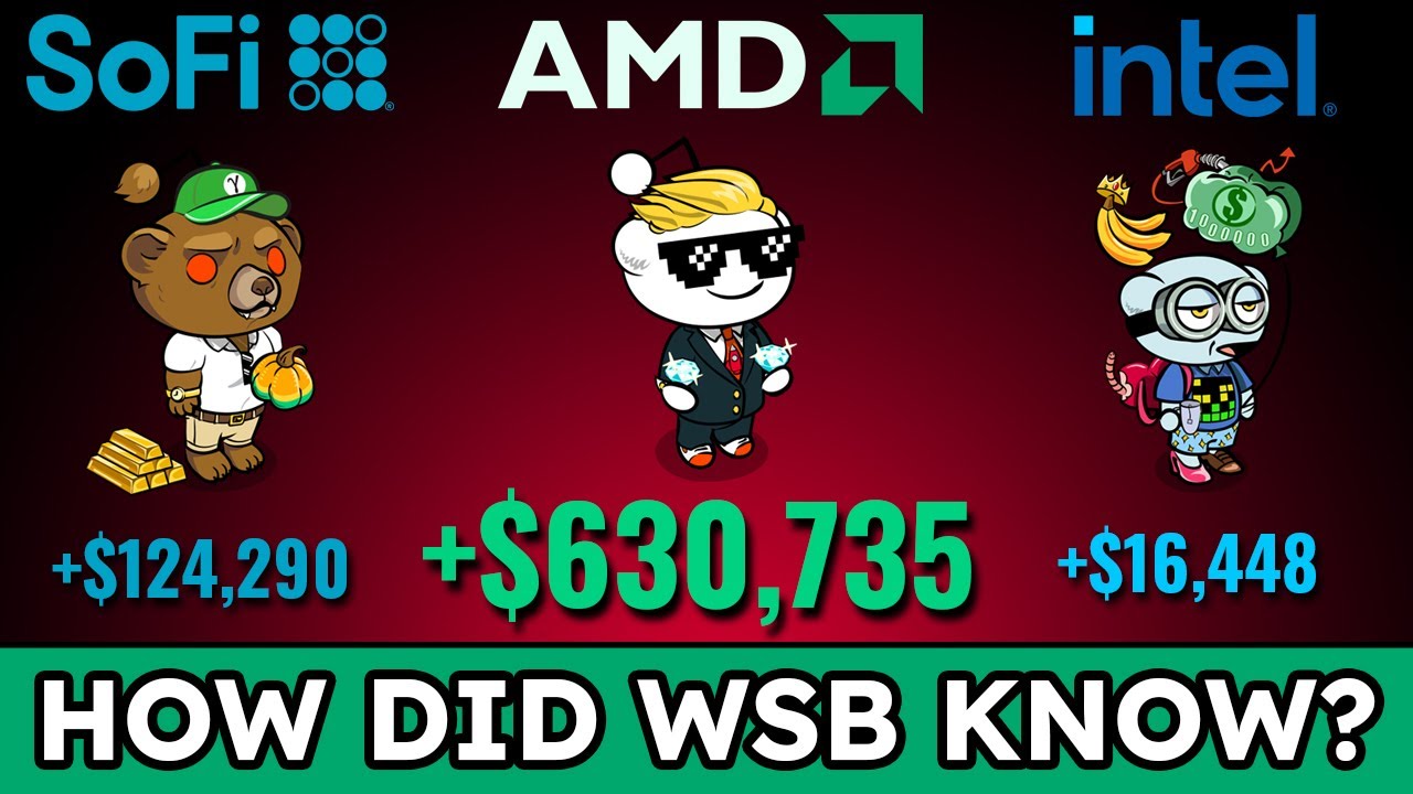 Как WallStreetBets идеально прогнозирует тенденции ($AMD, $SOFI, $INTC)