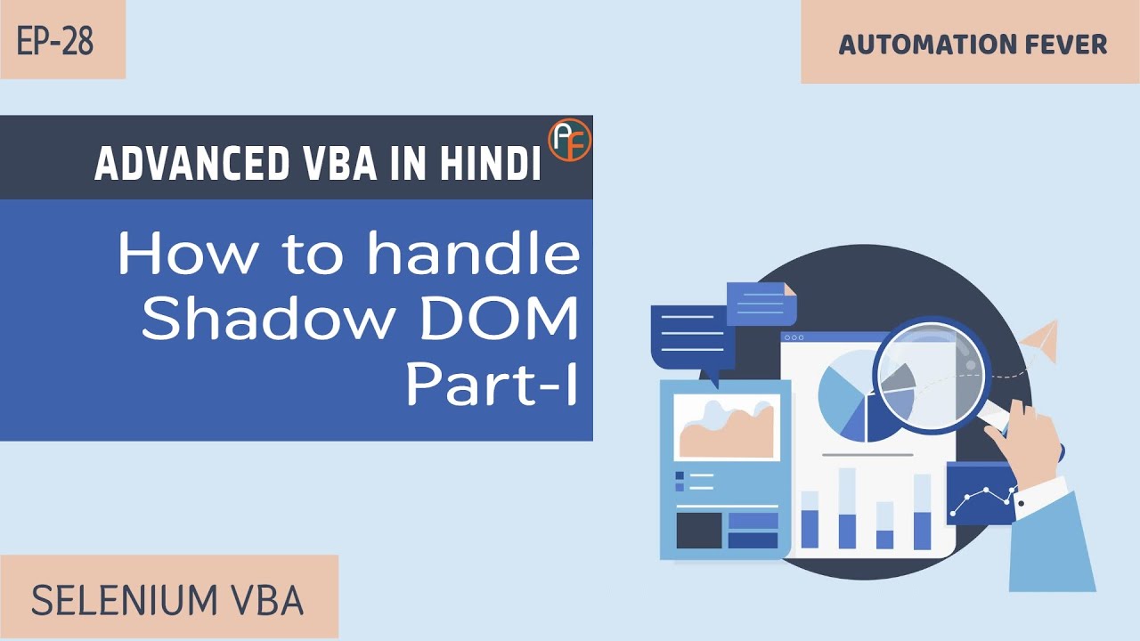 How to handle Shadow DOM Part-I | VBA Selenium | Advanced VBA in Hindi