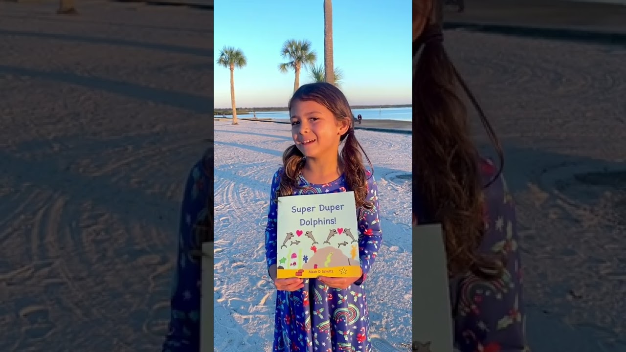 I wrote and illustrated my first book! #kids #books #dolphin #usa #writer#shorts