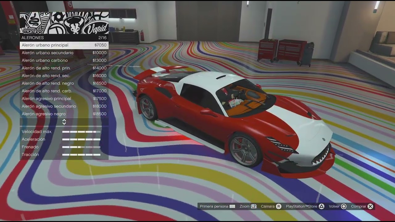 modificando autos de la calle GTA V la Ferrari