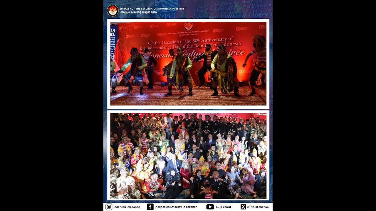 Indonesian Embassy in Beirut : INDONESIAN CULTURAL SOIREE