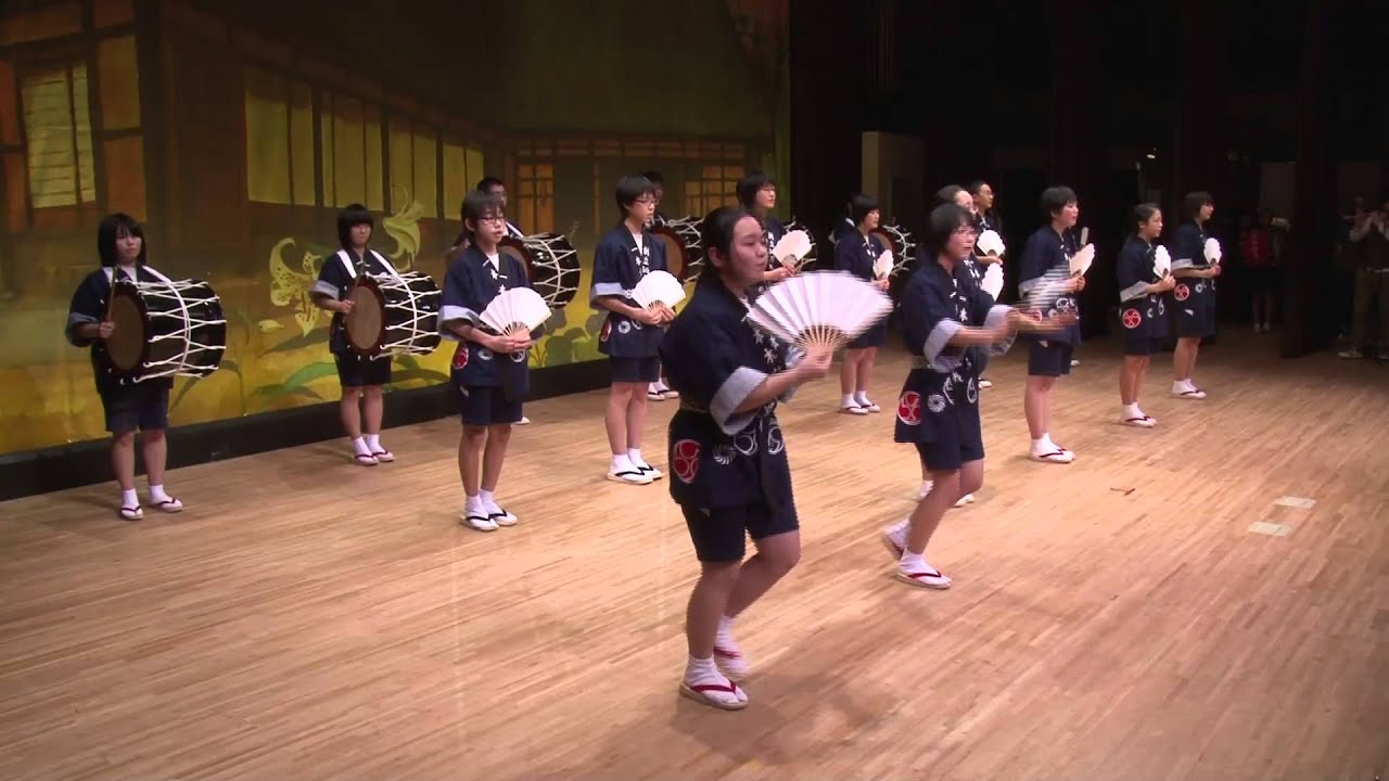 滝沢市立一本木中学校さんさ踊り