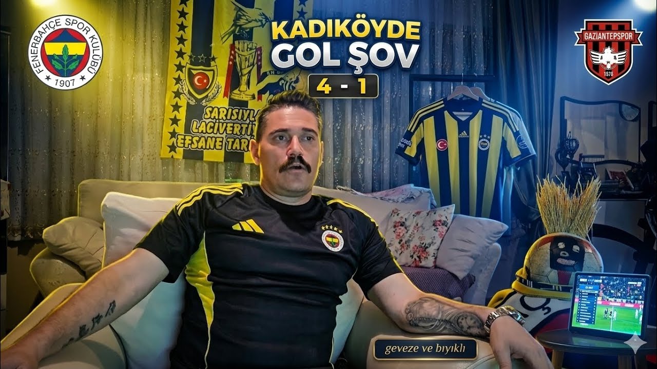 KADIKÖY'DE GOL ŞOV! 4-1 | Fenerbahçe Gaziantep'i Dağıttı!