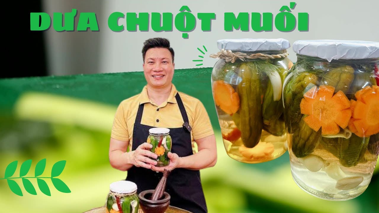 Làm Dưa Chuột Muối giòn ngon đơn giản  | Cùng Cháu Vào Bếp