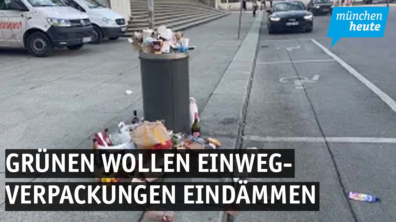 Grünen im Rathaus wollen Einwegverpackungen eindämmen