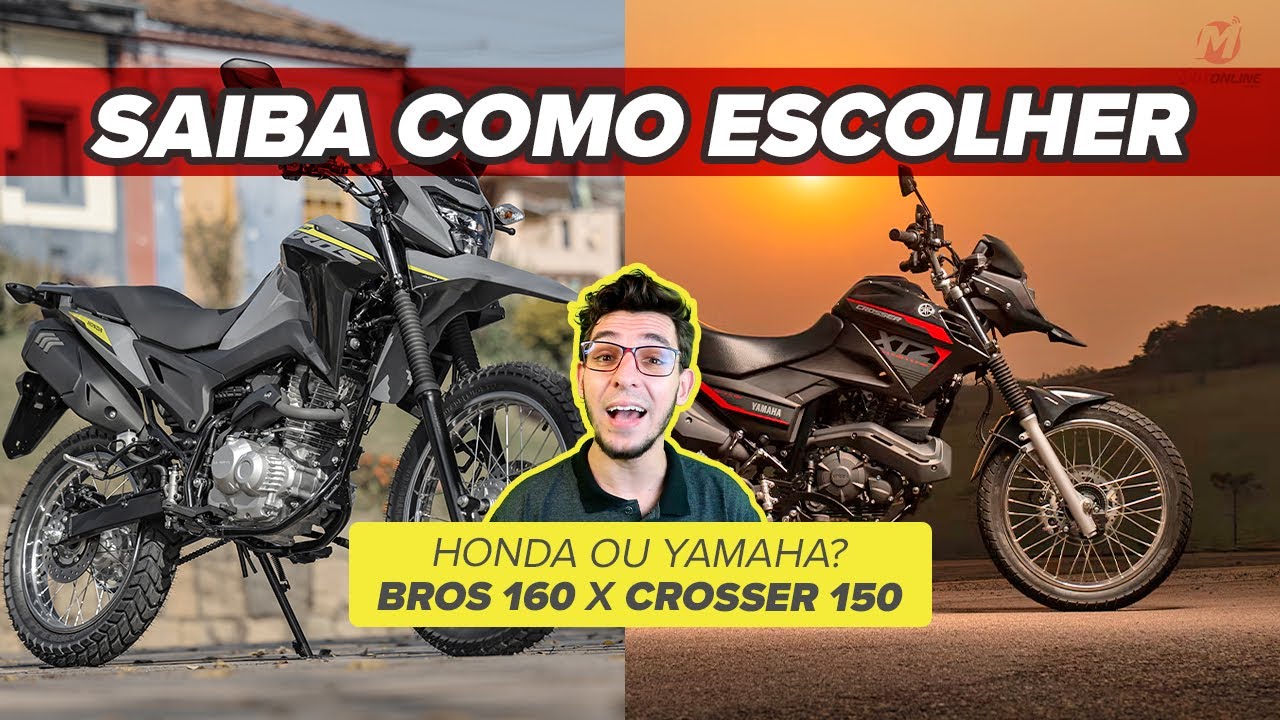 Honda Bros 160 vs Crosser 150 – Qual vale mais a pena em 2025? Comparativo completo!