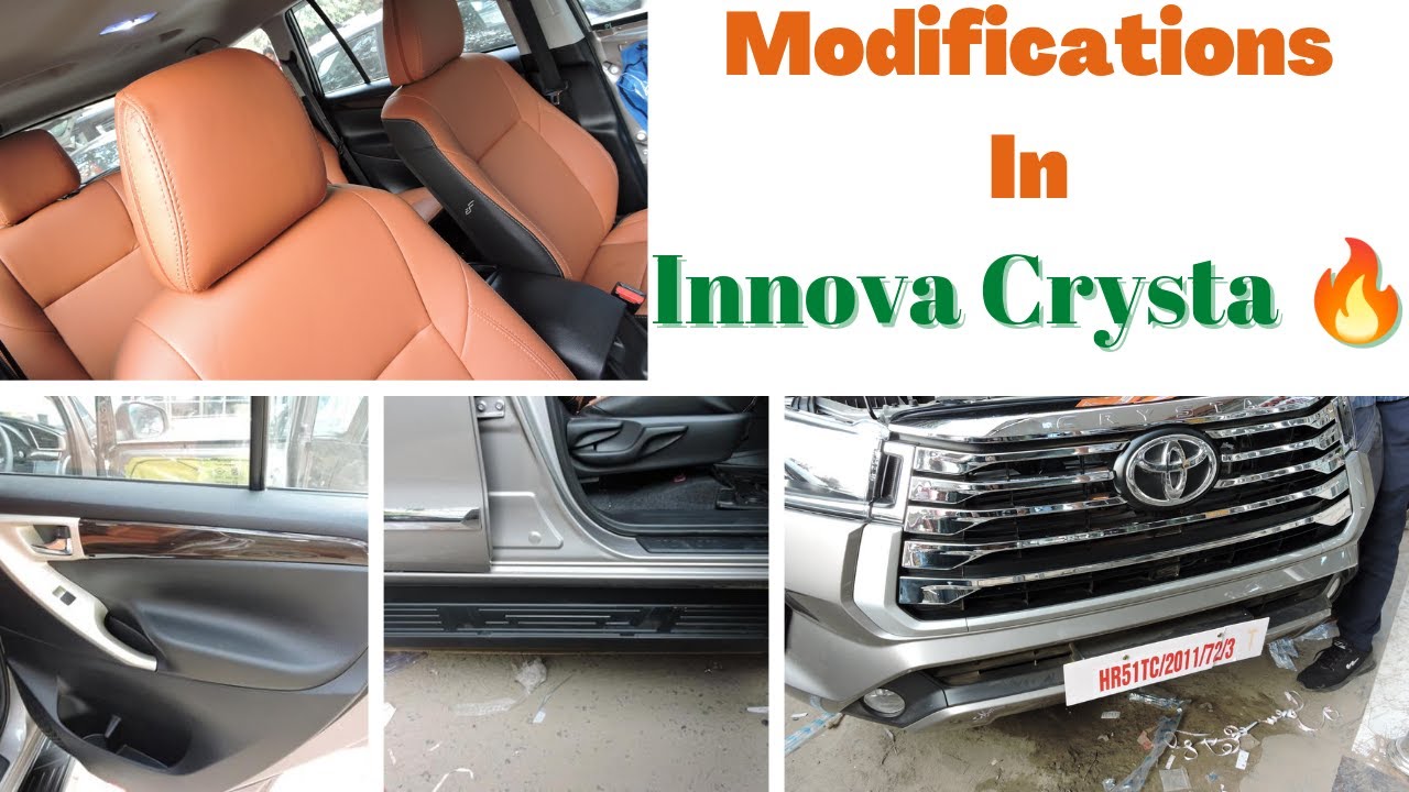 Innova Crysta Modifications | G TO Z Conversion | Modified Crysta 2022 | #modified #modification