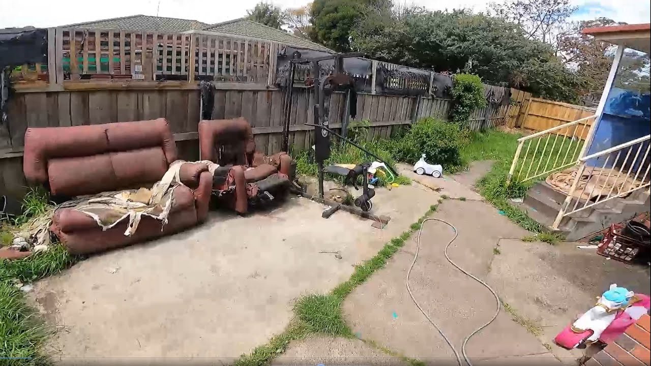 This Yard looked like a DISASTER ZONE | Overgrown Rescue (Part 1)