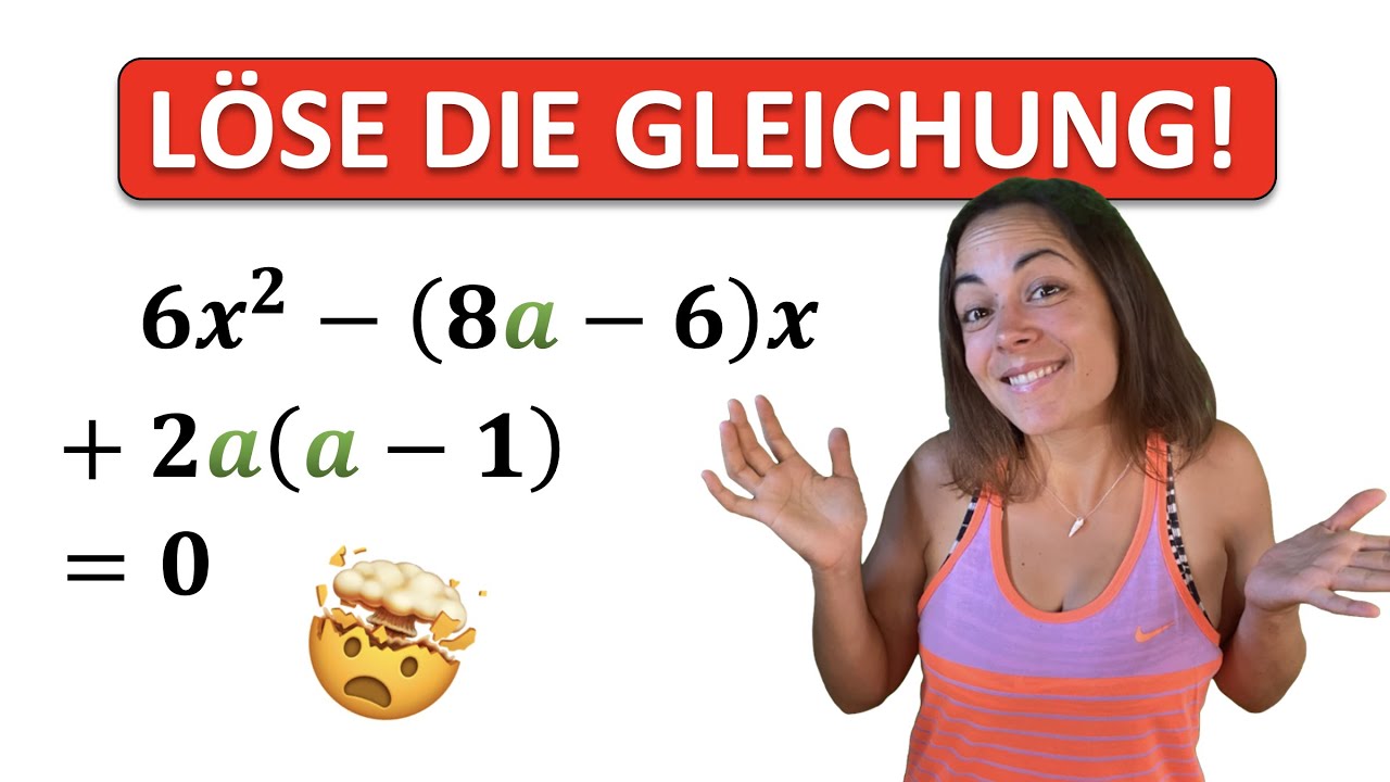🤯 Quadratische Gleichung mit PARAMETER lösen | (Parametergleichung, Funktionsschar, Nullstelle)