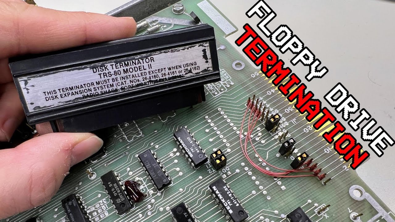 This is how floppy drive termination works