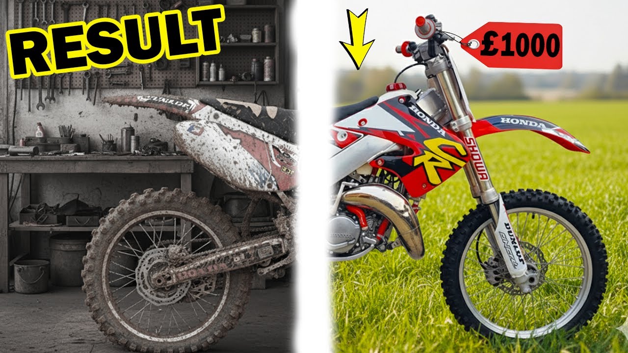 Restoring a Honda CR125r dirt bike - START TO FINISH!