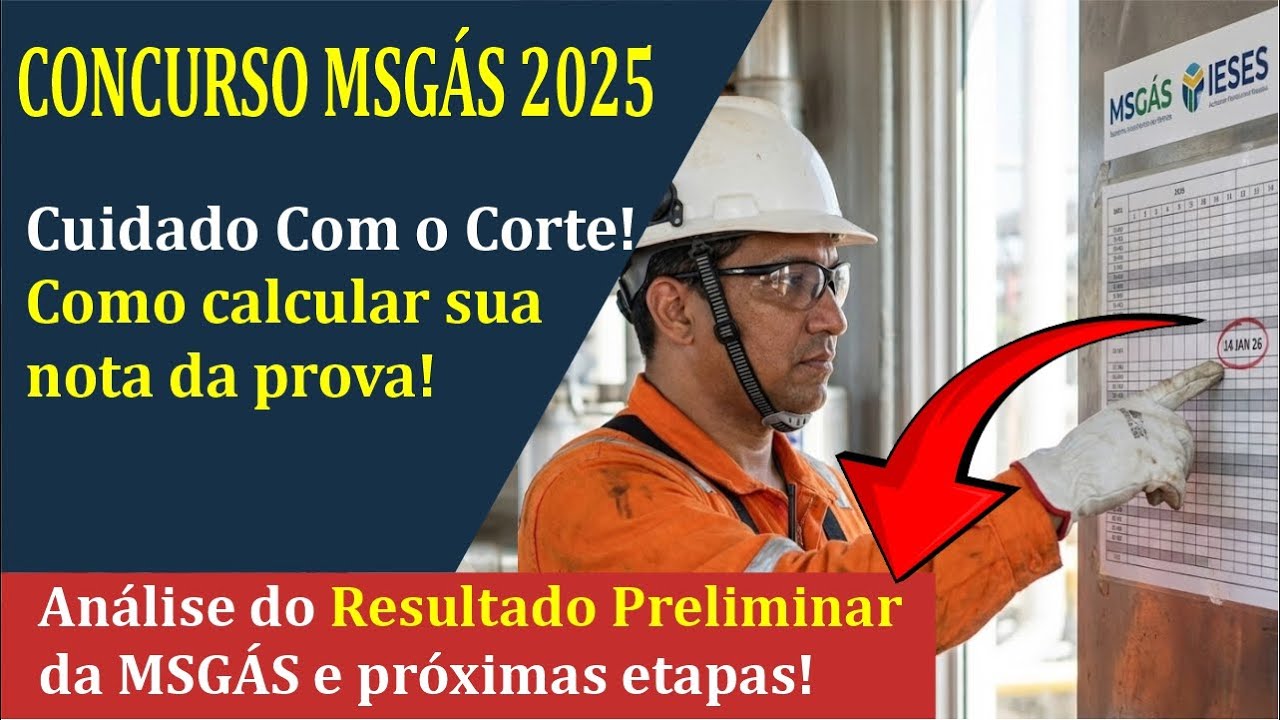 Cronograma Concurso MSGÁS 2025: Datas de Resultados, Recursos e a Polêmica Cláusula de Barreira.