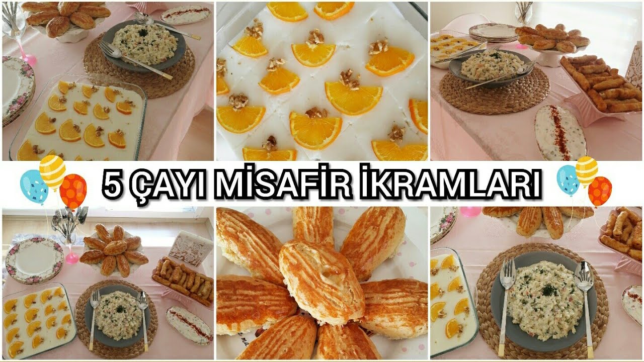 30 DAKİKADA MİSAFİR İKRAMLARI SUNUM