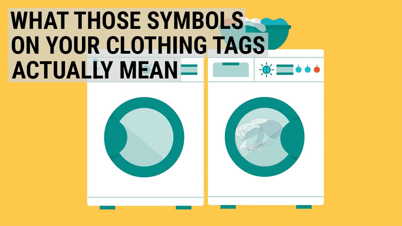 Here’s what those symbols on your clothing tags actually mean