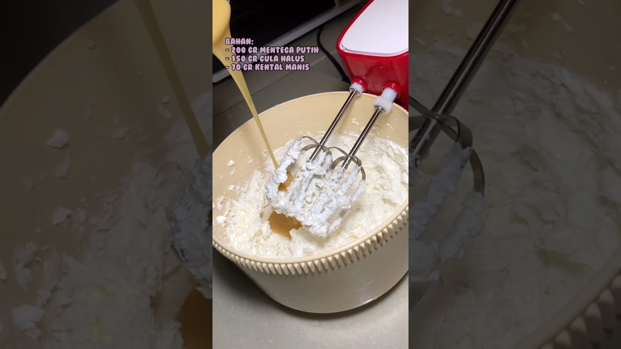 RESEP BUTTERCREAM UNTUK HIAS KUE ATAU CUPCAKES