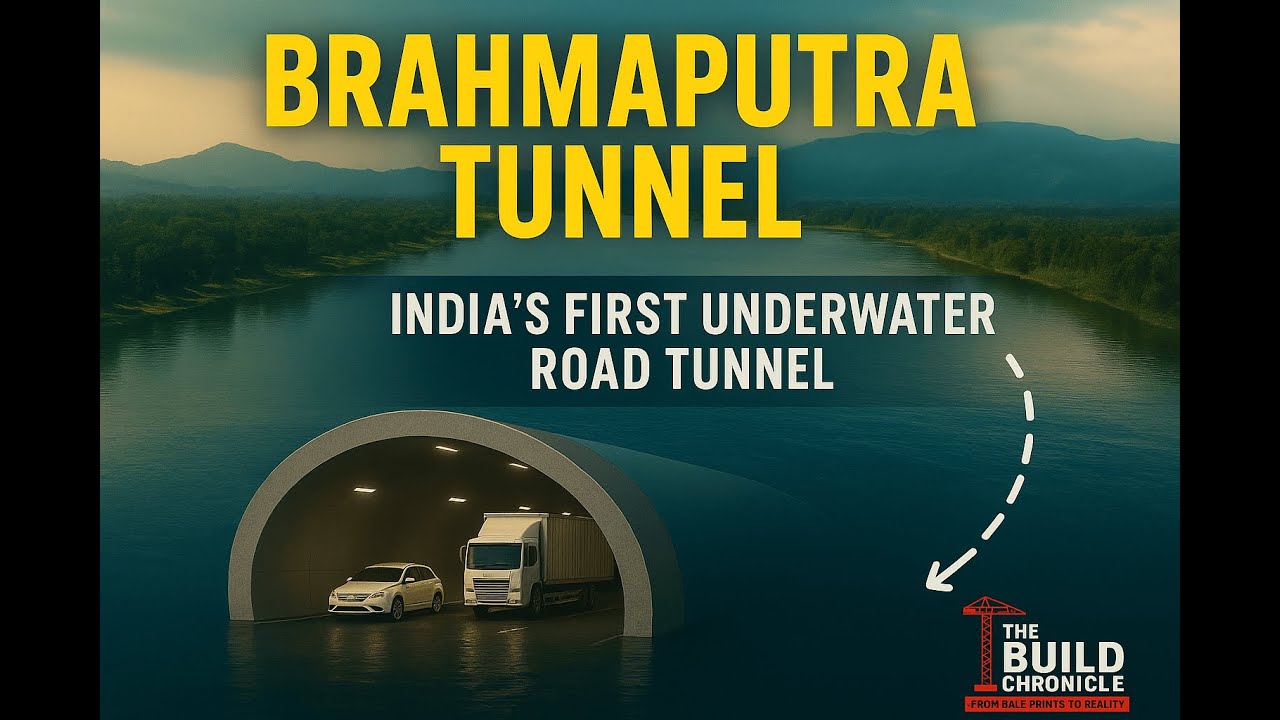 Brahmaputra Tunnel Project: India&rsquo;s First Underwater Road Tunnel | Engineering Marvel 2025