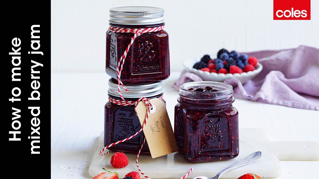 How to make mixed berry jam