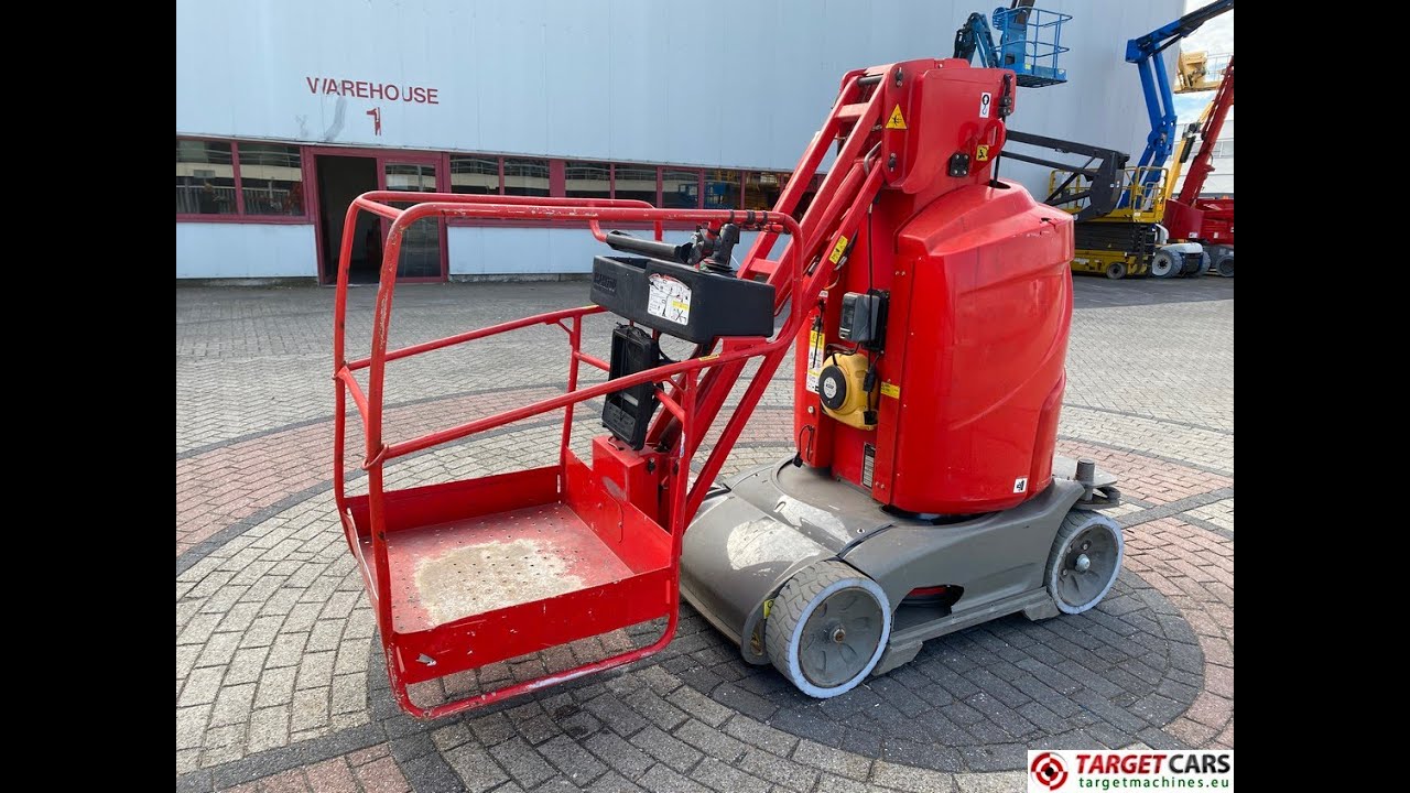 782559 MANITOU 100VJR EVOLUTION VERTICAL MAST AERIAL WORK LIFT PLATFORM W/JIB ELECTRIC 2016 990CM