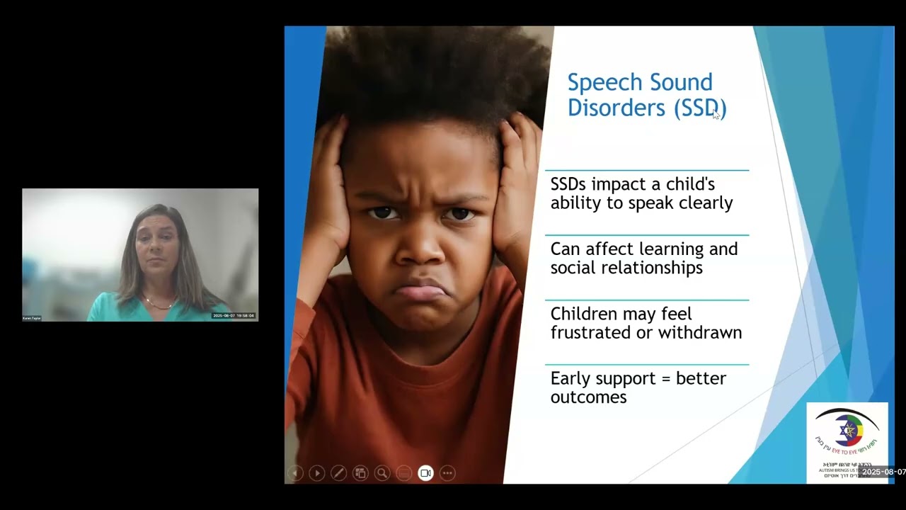Understanding Speech Sound Disorders- Ms. Karen Taylor