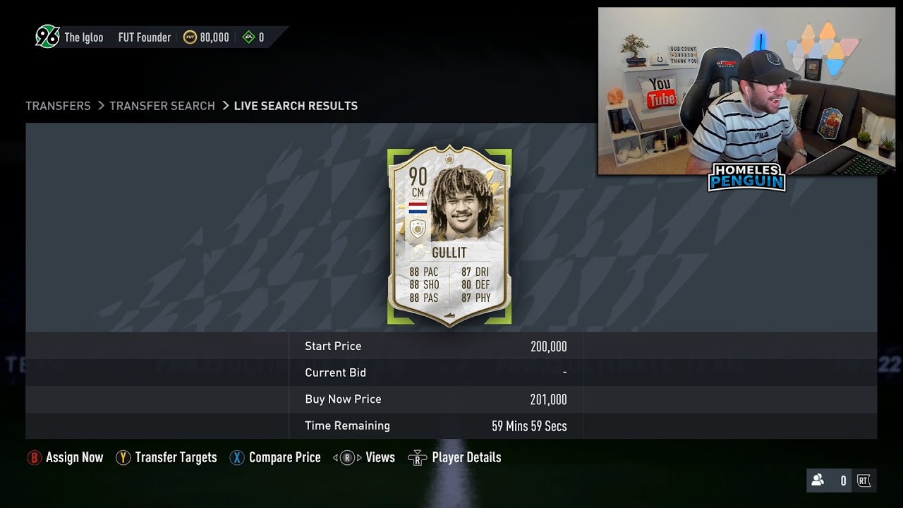 Min Price Gullit Snipe [ 200K Coins ] Community Sniping Reactions Ep9
