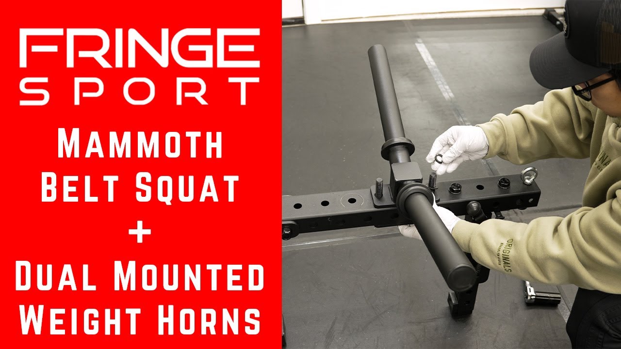 Fringe Sport Mammoth Belt Squat + Dual Mounted Weight Horns