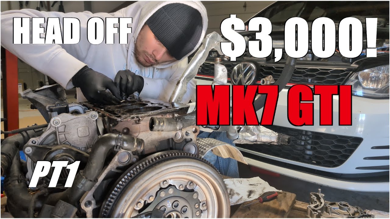 DEALER QUOTED 15K, I FIXED IT FOR 1 - MK7 GTI REBUILD