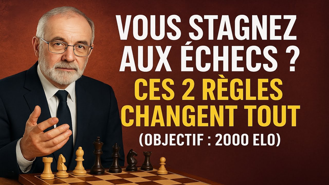 Vous stagnez aux &eacute;checs ? Ces 2 r&egrave;gles changent TOUT (Objectif : 2000 ELO)