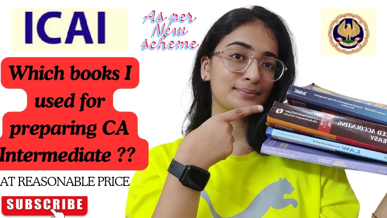 Which books I used for CA INTER preparation What are the prices for them? #youtubevideo #books #best