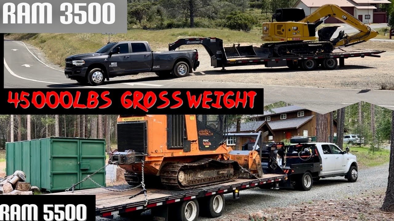 Ram 3500 против 5500, буксирующий более 35 000 фунтов. Ответы на вопросы!