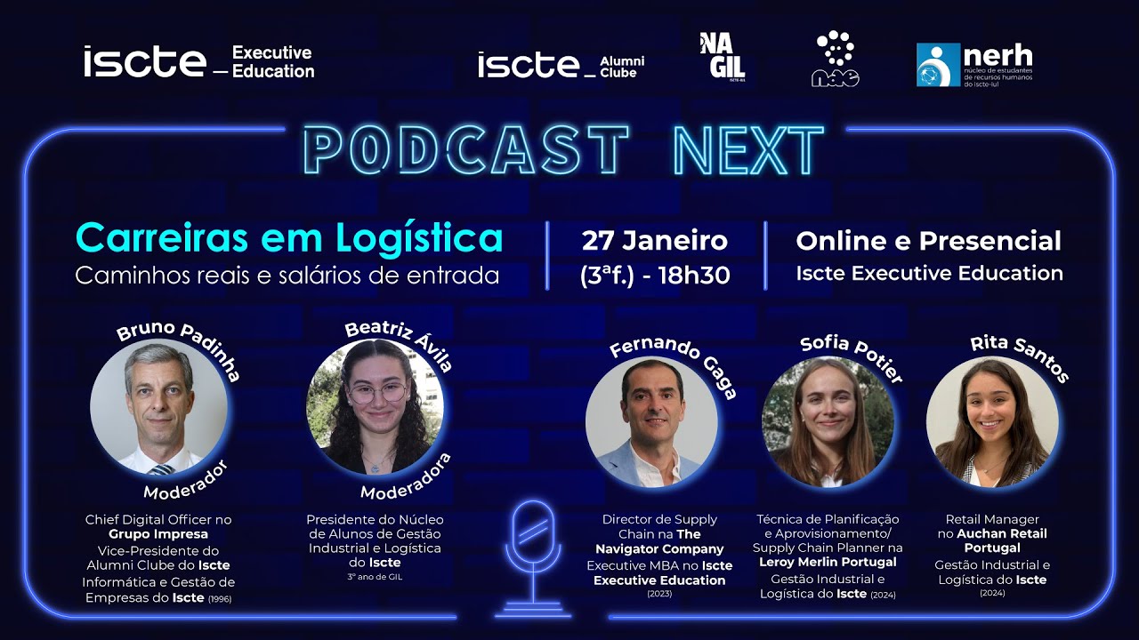 Podcast Iscte Next  27 de janeiro