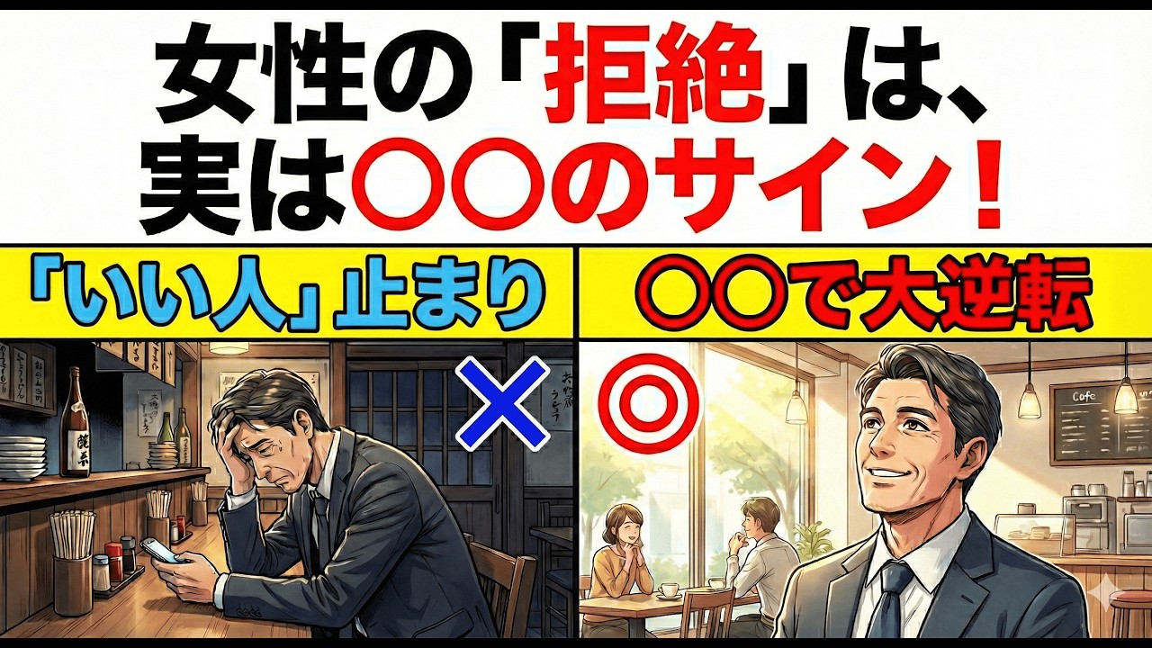 【悪用厳禁】モテる40,50代はコレ【恋愛心理学/恋愛雑学】