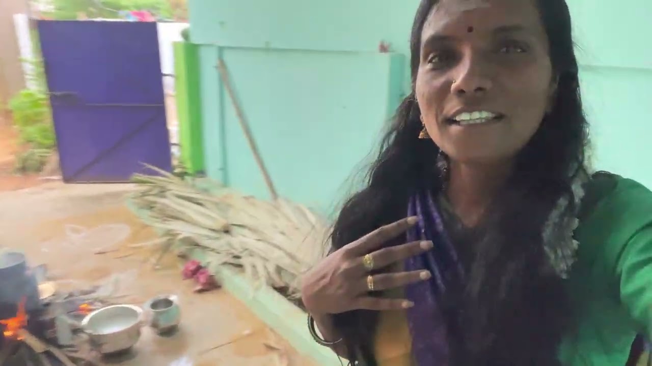 என்🎋தங்கச்சி💐வீட்டில🌾இப்படி தான் பொங்கல்🍯வச்சோம்😍।