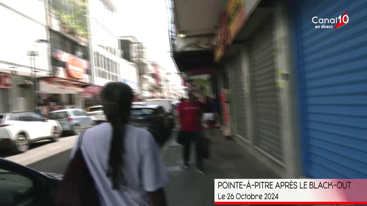 POINTE-A-PITRE APRES LE BLACK-OUT
