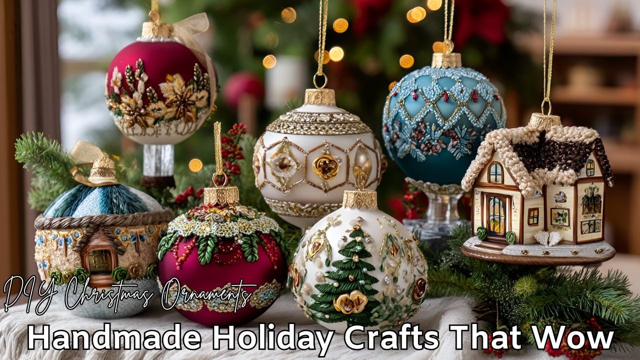 🎄 DIY Christmas Ornaments 2025-2026 | Handmade Holiday Crafts That Wow