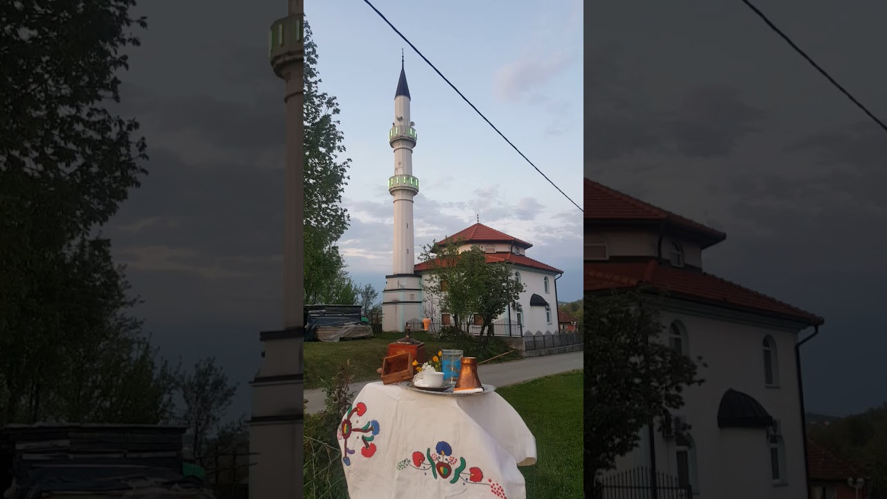 Ponjevići-ezan sa džamije koji je označio kraj drugog dana posta Ramazana