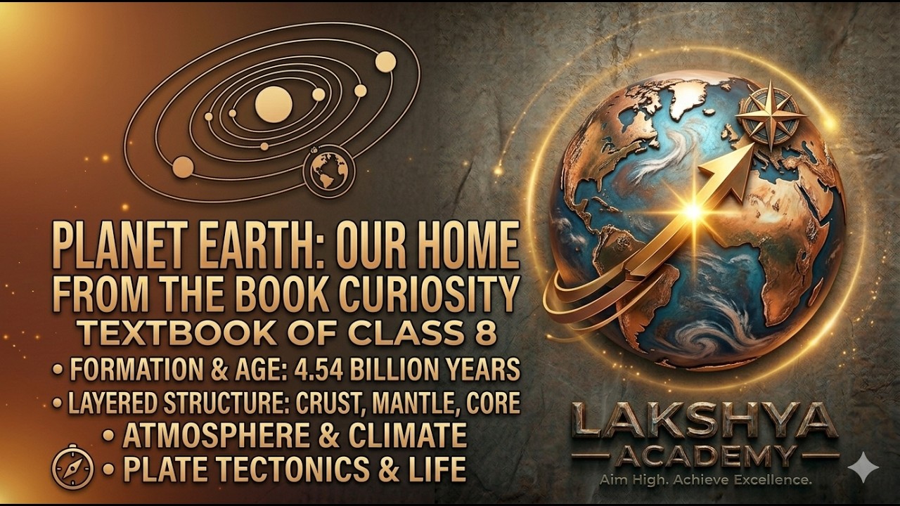Our Planet Earth | Class 8 | CURIOSITY SCIENCE | LAKSHYA ACADEMY